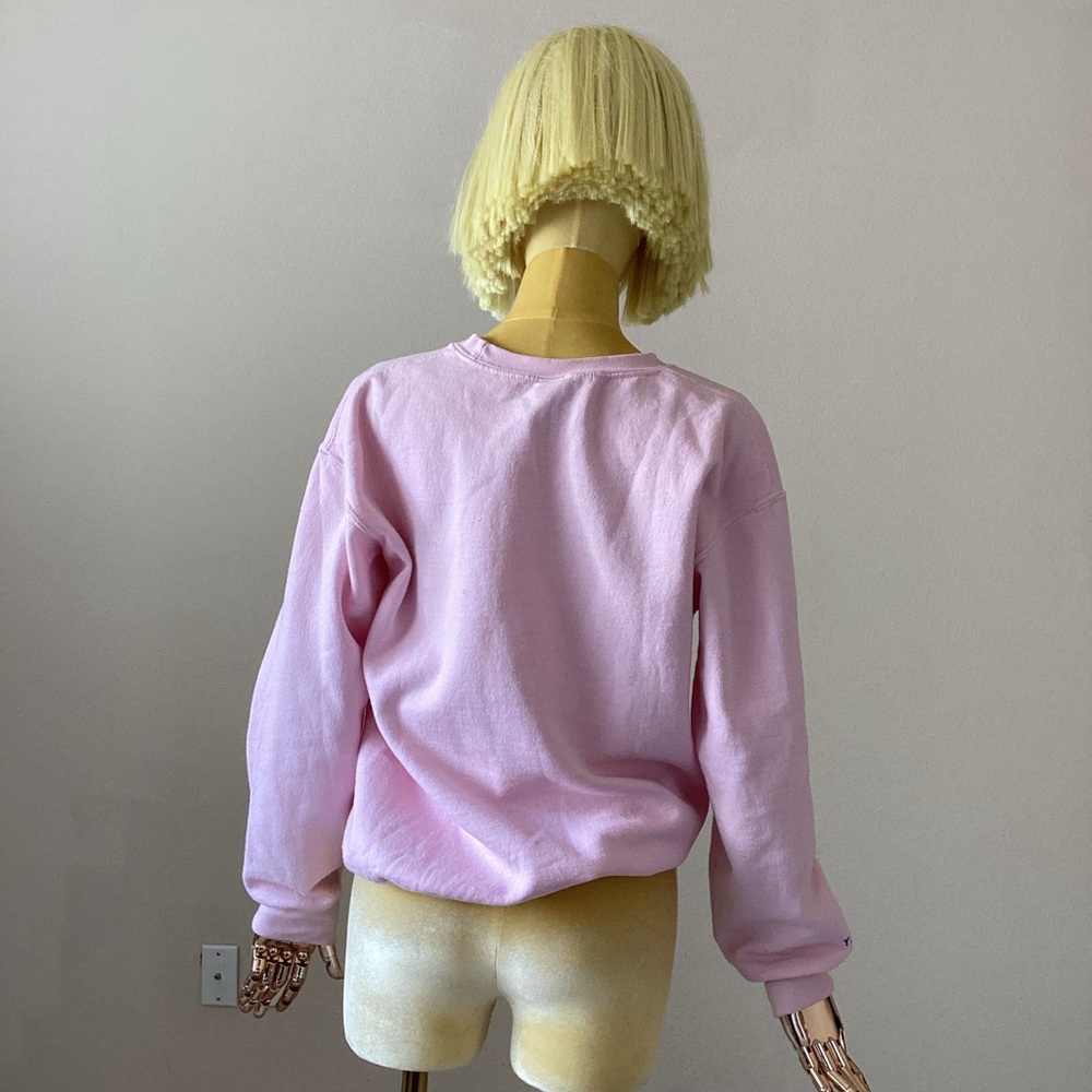 Gildan Pink Appa Sweatshirt with Cartoon Graphic SZ S - Picture 3 of 7